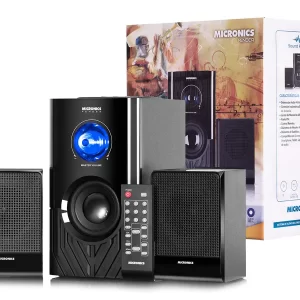 SUBWOOFER MICRONICS FENDER S6004BT 60 WATTS (MIC S6004BT) BT, NTERFAZ USB, SD, FM, LED